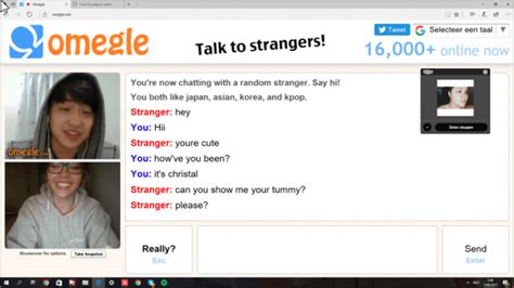 omegle teen pussy|Video chat site Omegle features children engaging in sexual